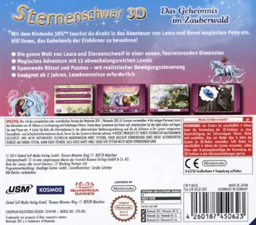 Sternenschweif 3D - Das Geheimnis im Zauberwald (Europe)(Ge) box cover back